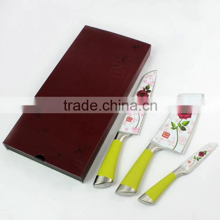 Professional high quality stainless steel knife set