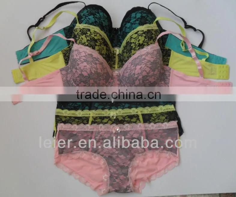 Fashion Plus Size Bra Set