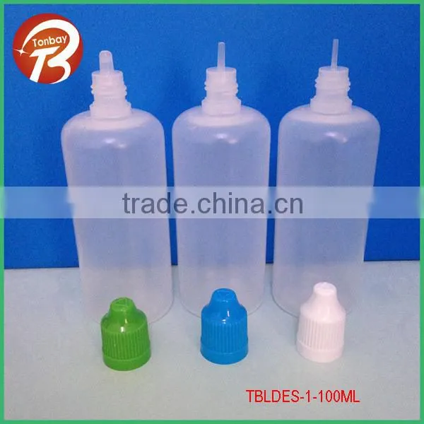 15ml LDPE plastic bottles with drip tips & childsafety caps