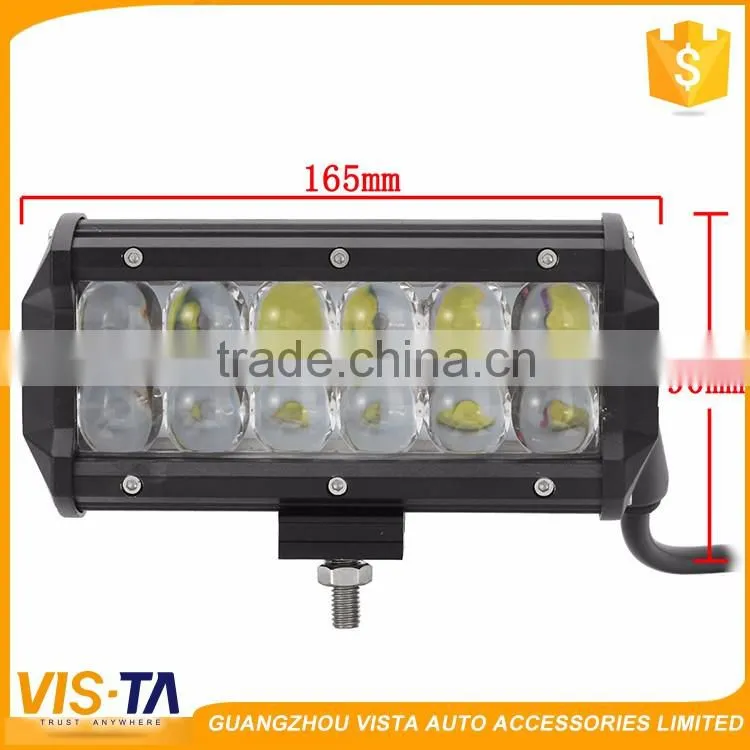 Super quality waterproof offroad 60w flood beam wholesale car curved led light bar