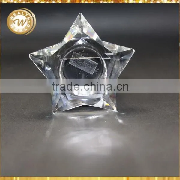 Fashion useful creative crystal wedding candle holder