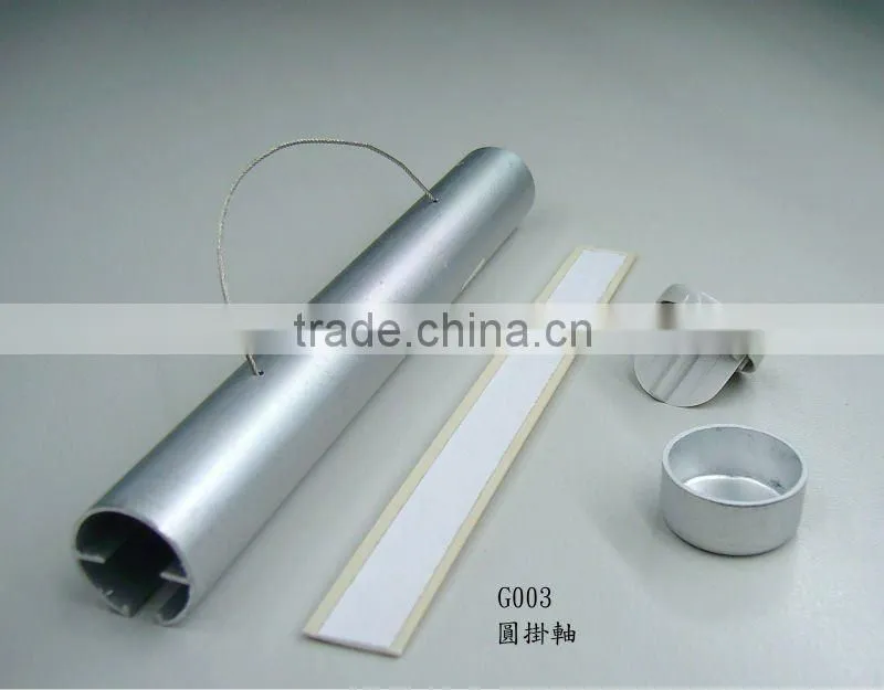 metallic track poster pole