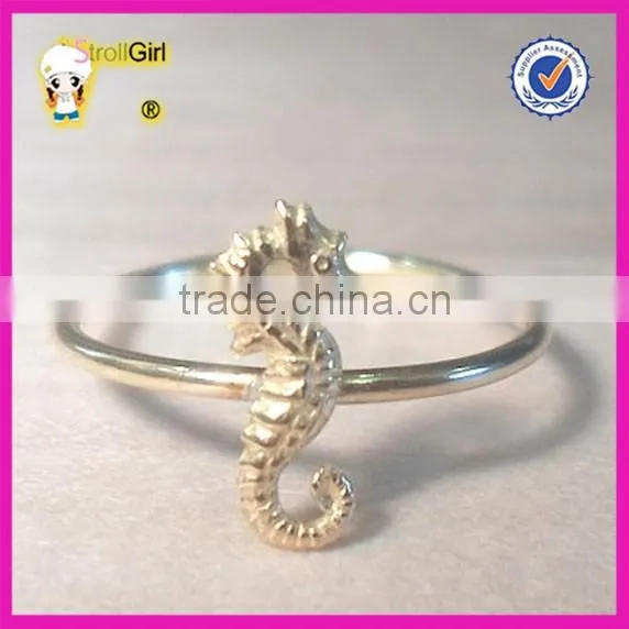 wholesale fashion jewelry starfish ring 2 gram gold ring
