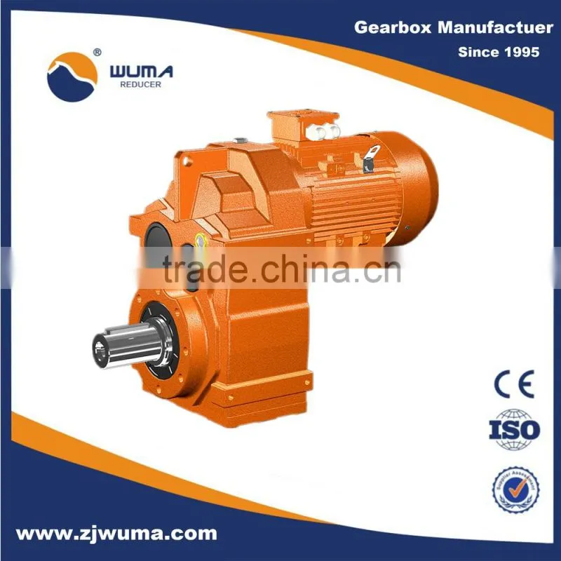 helical worm gear speed reducer