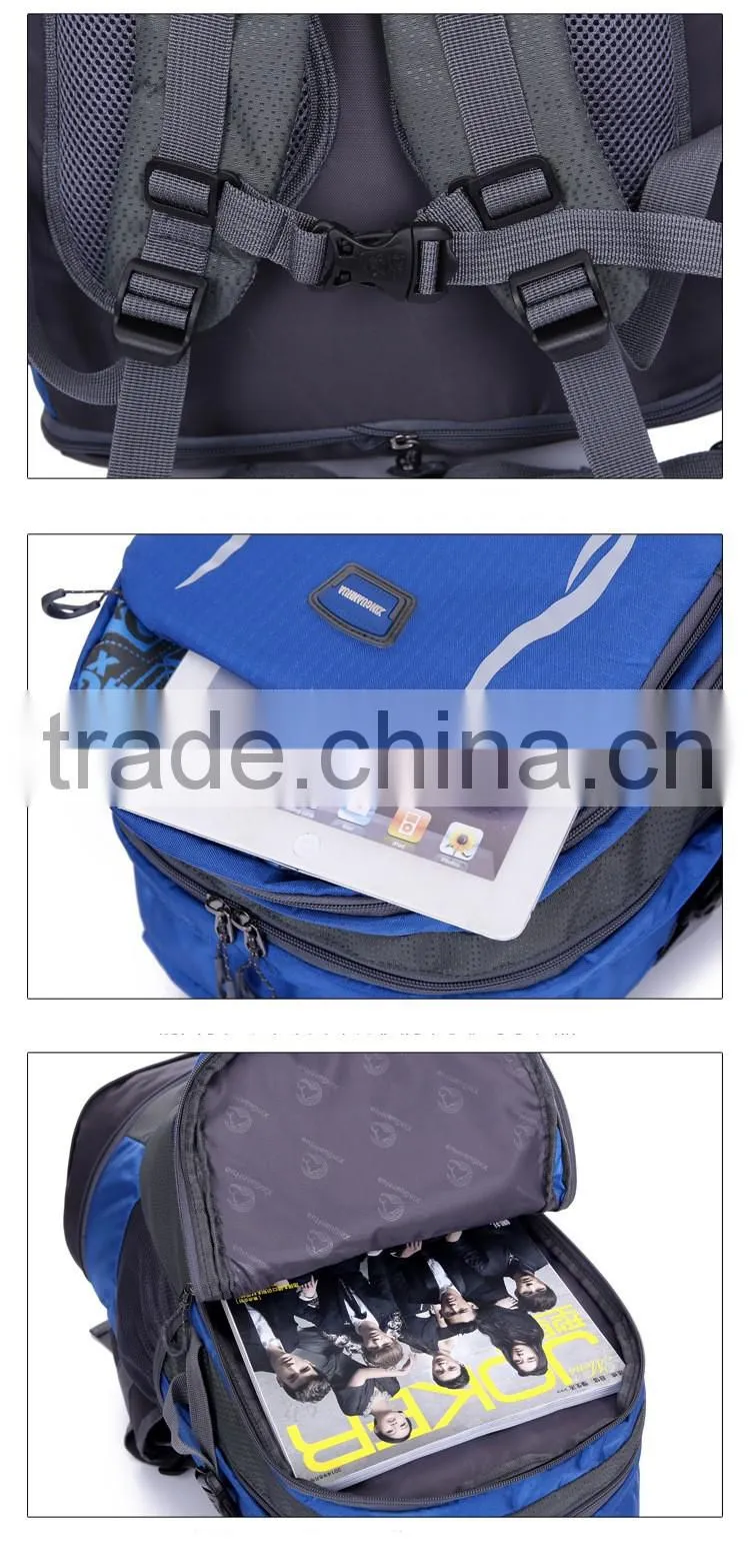 2016 new design extensible casual outdoor travel backpack, hiking backpack