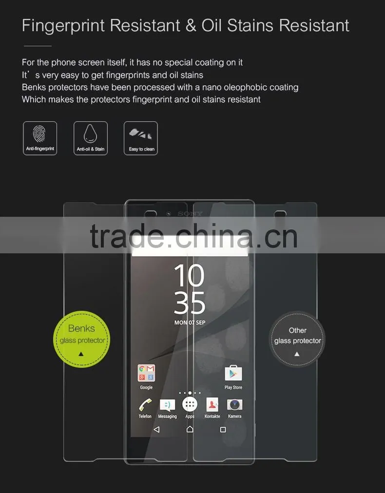 Benks Magic KR+ 0.2mm 9H Anti-Scratch ExplosionProof Crystal Temperedglass Screen Protector For Sony Xperia Z5