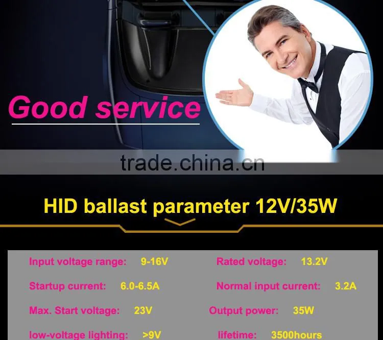 Wholesale price xenon hid h7 55w bulb 5000k/8000k/12000k