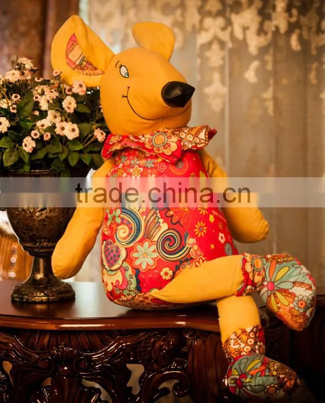 Soft Mickey Mouse stuffed fabric toy animal