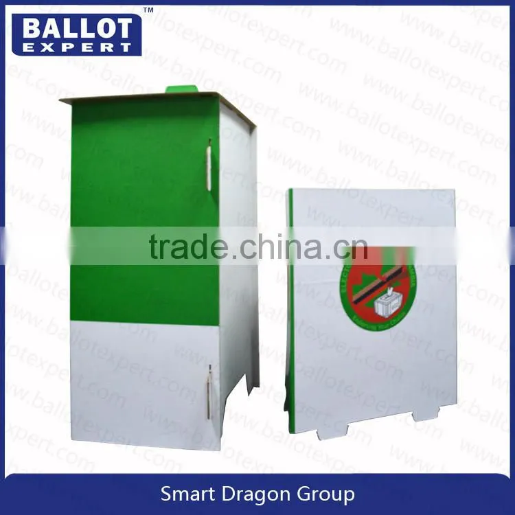 folding cardboard election polling booth, polling station