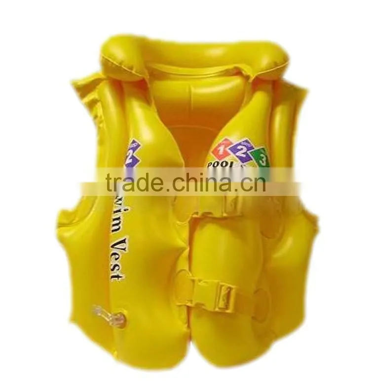 Kids PVC inflatable floating swim suits