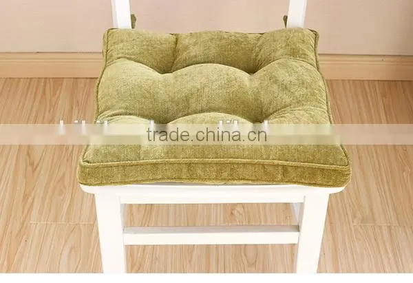2015 New Design Square Soft Chair Pad 46*46cm with PP cotton filling
