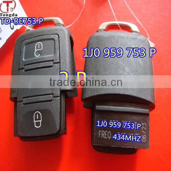 Tongda TD-OR 753N,1KO 753N V5 433mhz for original VW 3 button remote control