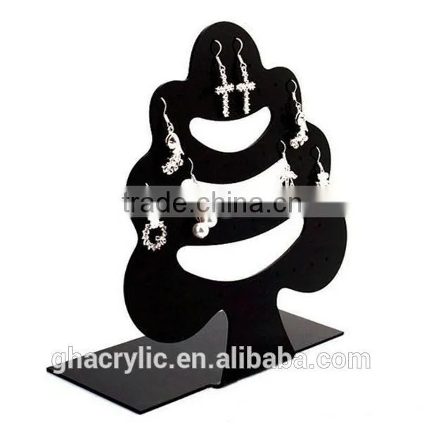 GH-RZ530 Strict request quality clear acrylic make up display stand make up dispaly rack ,top grade acrylic display rack