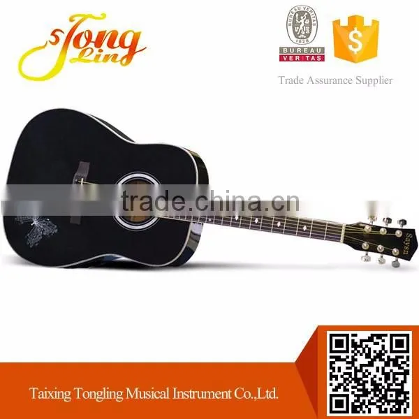 Handmade Solid Wood Cheap Price Guitar For Sale (TL-0046)