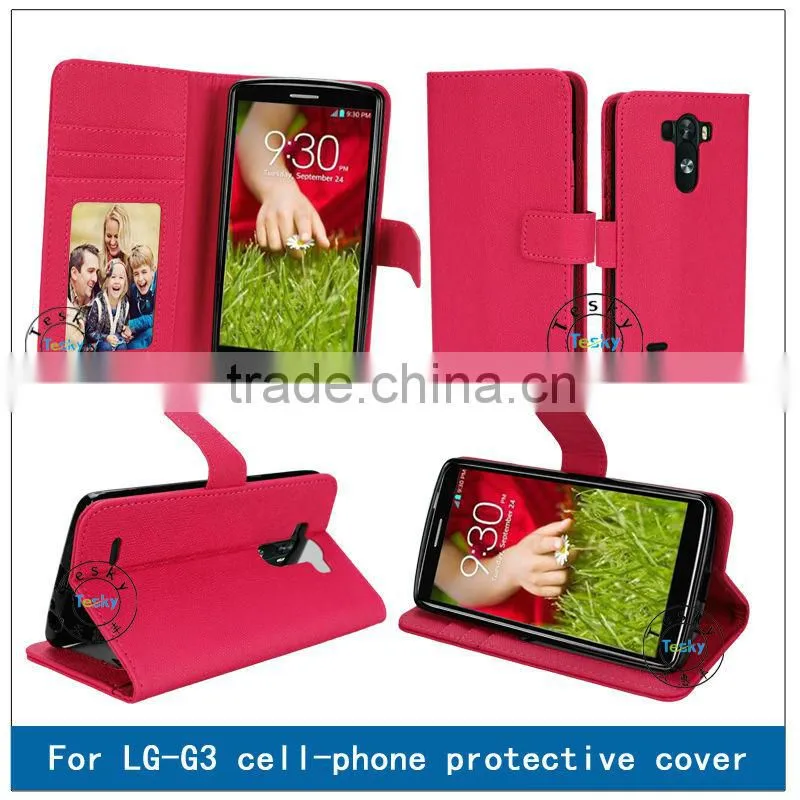 FOLIO COVER CASE FOR LG G3,LOVELY TRAVEL CASE FOR LG G3 WITH STAND