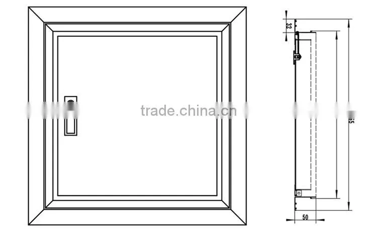 high quality aluminum ceiling access panel duct access door