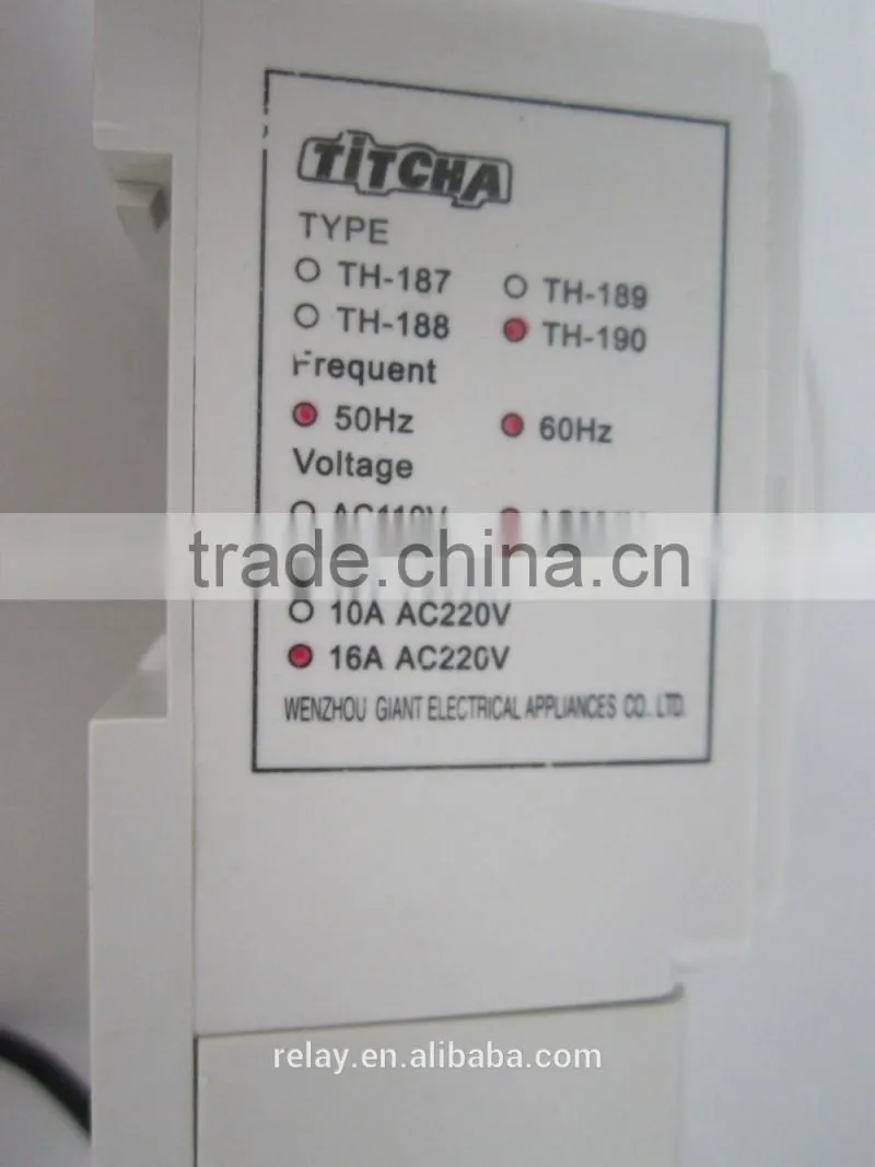 TH-190 Digital Programmable Timer din rail / Electric Digital Timer