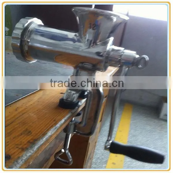 high quality stainless steel manual meat grinder