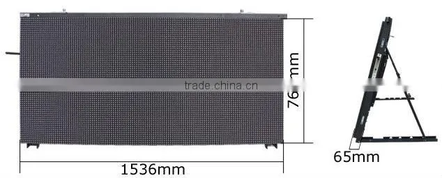 P12 outdoor perimeter LED display