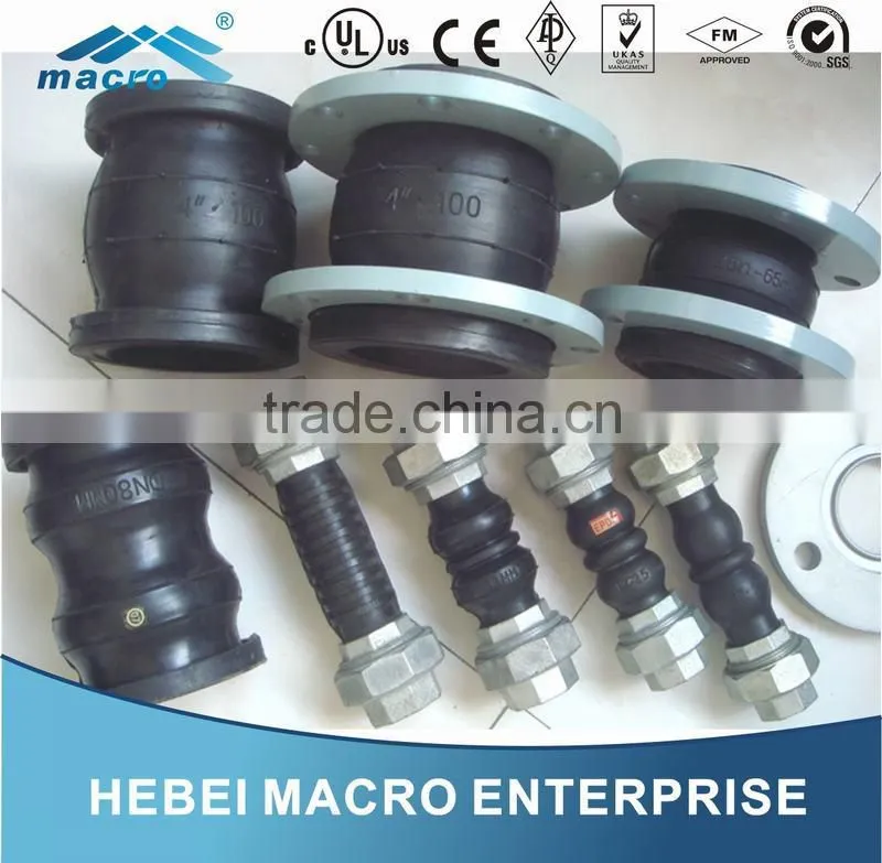 Single Sphere Rubber Bridge Expansion Joint with Flanges