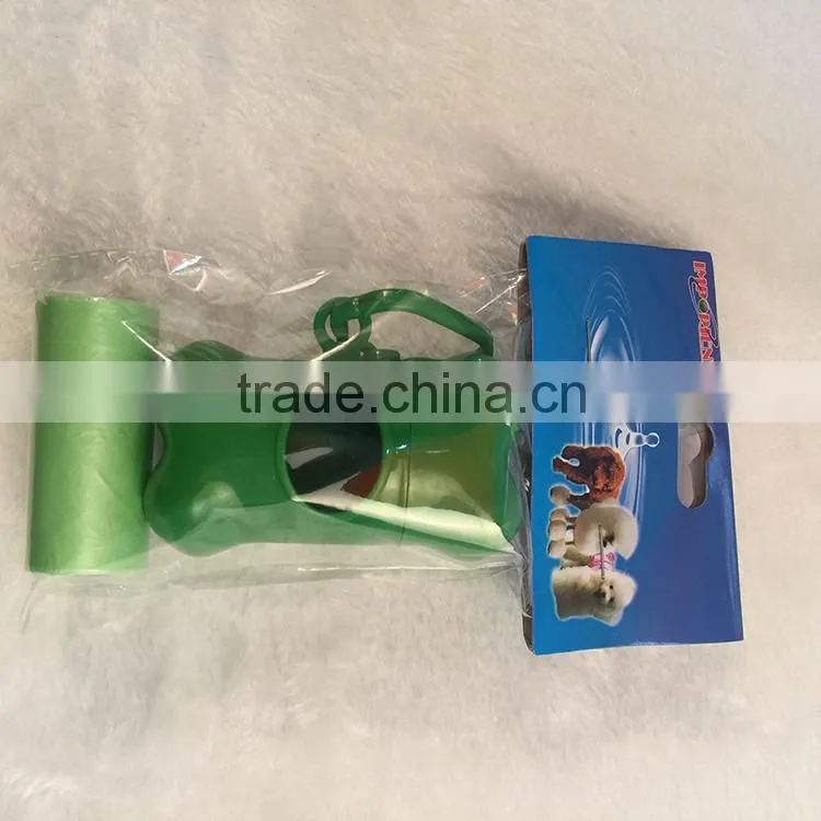 cold color dog waste bag and dispenser