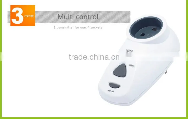 press button power switch wireless remote control switch outlet