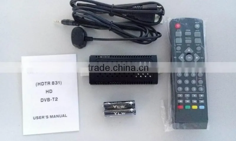 2016 new HD FTA dvb t2 receiver support time shift PVR