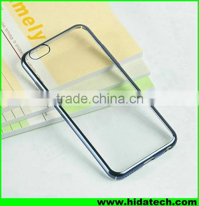 Bling colorful electroplating mobile phone cases for iphone 6 plus chrome case