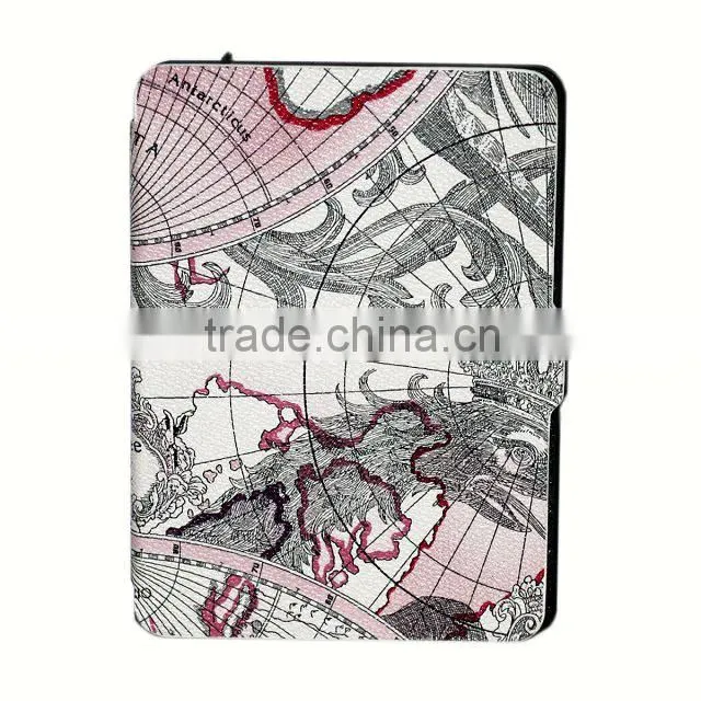 Hot sale pu leather case for Amazon paperwhite cover, For paperwhite case leather