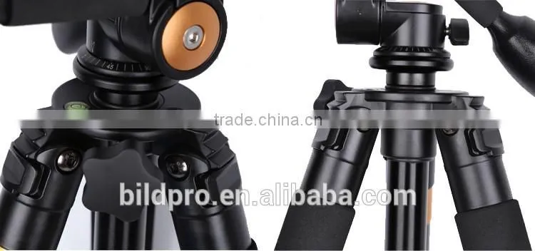 BILDPRO 1.8m Professional Tripod Head Duty Stand DV Tripod 360 Fluid Pan Head