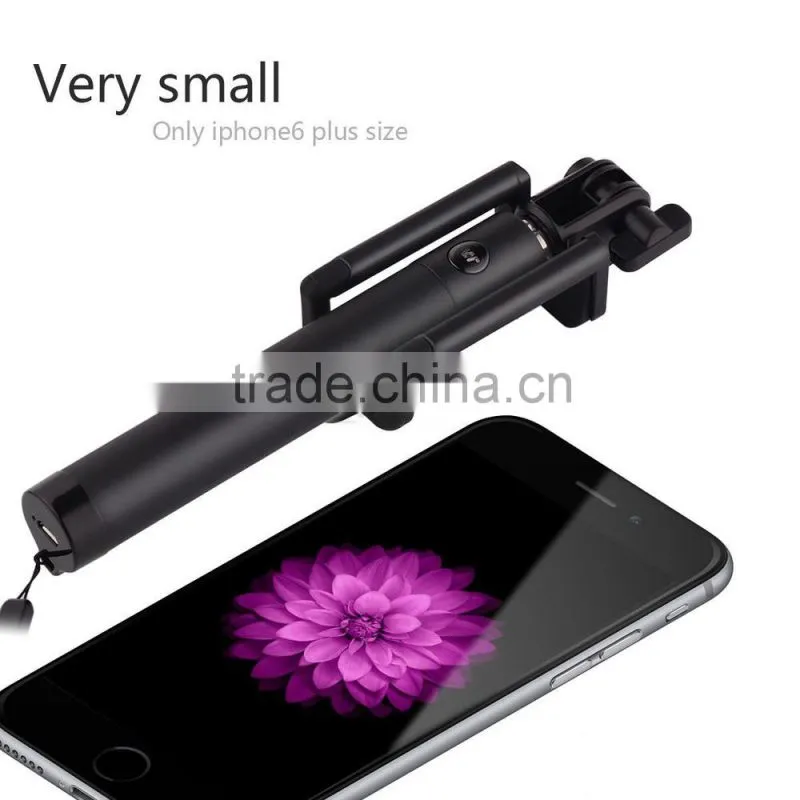 New products universal Bluetooth newest smallest monopod selfie stick foldable design