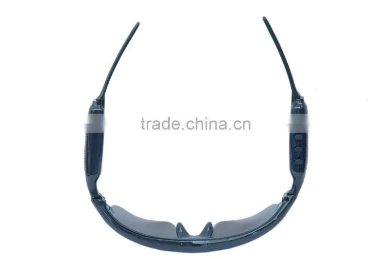 Stereo bluetooth mp3 sunglasses with video camera 1280*720 TF card