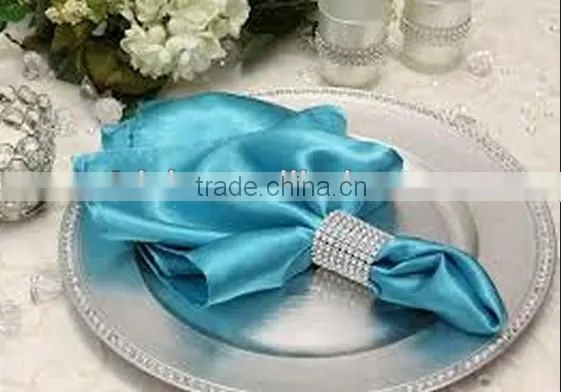 Super soft satin resturant table napkin