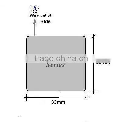 Square Retractable anti theft wire rope for Interactive experience used in Wal-Mart Electronic products display