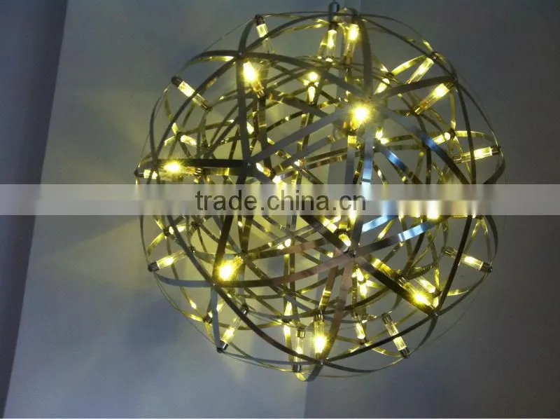 Stainless Steel LED Chandeliers Italy Style Pendant Lamps