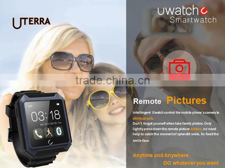 2015 New iOS Android Wrist watch with waterproof dustproof and shockproof function