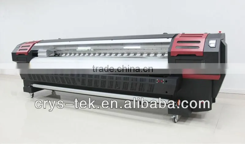 CRYSTEK Crystaljet 3.20m CJ4000 SPT510/35PL advertising large format printer solvent printer