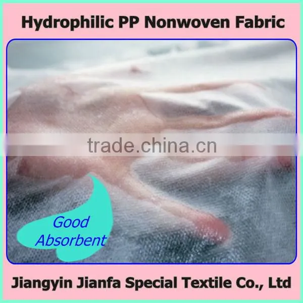 Hydrophilic Nonwoven Fabric for Diaper