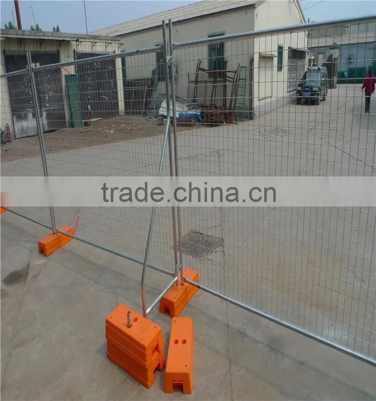 Australia standard construction hot dipped galvanized steel tube welded temp fence
