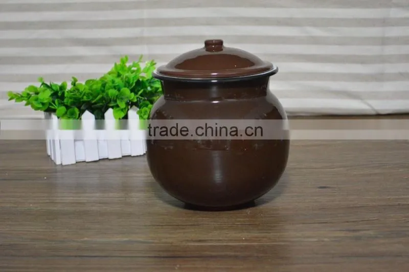 Pantone color enamel cooking pot, flower pot,tea pot