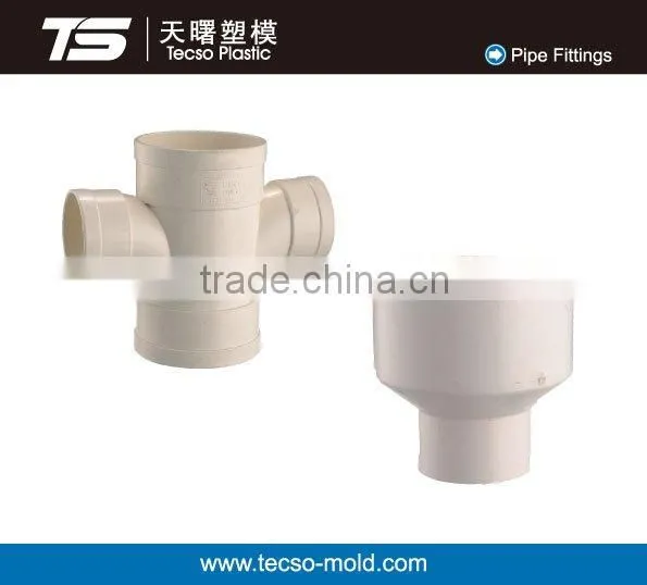Tecso-P-600 Plastic Injection Mould For Pipe Fitting Mould