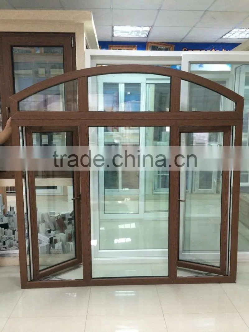 PVC casement window , arch window