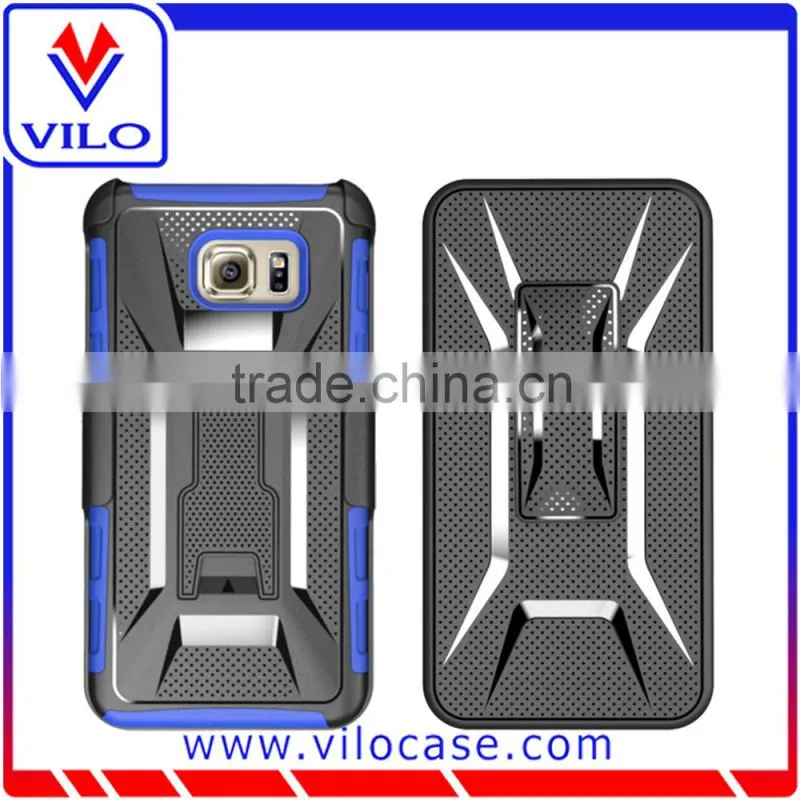 2015 Hot Selling Design T Shape Kickstand Case for HTC Desire 626 A22 with Belt-clip Holster Combo Case