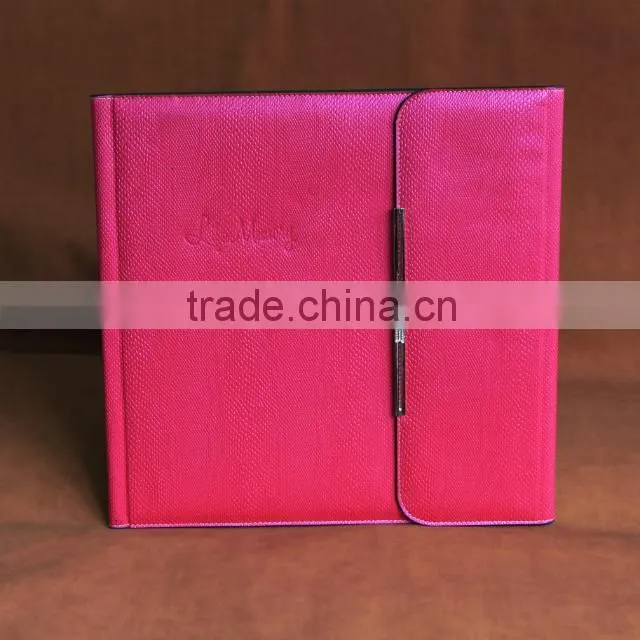 PU leather photo album cover