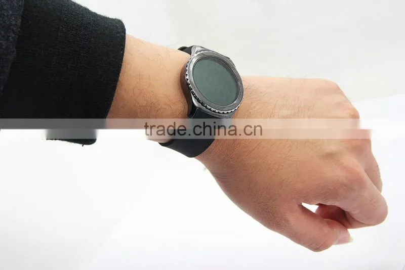 Black Smart Watch Bracelet Silicon watch Band /Silicon Strap Wristband For SAMSUNG GEAR S R750