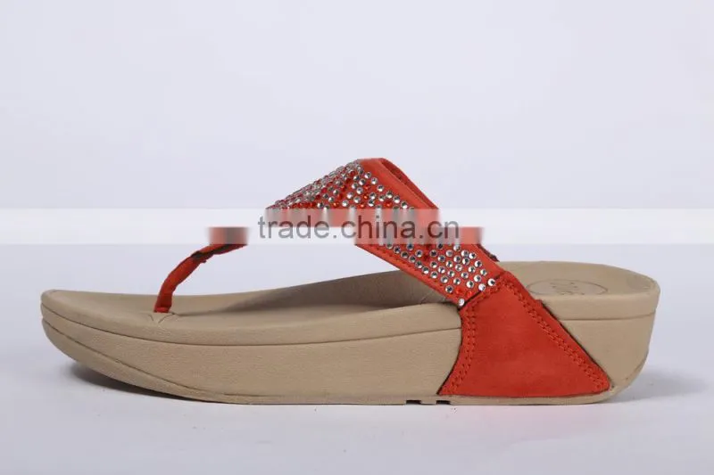 wedge heel flip flop sandal