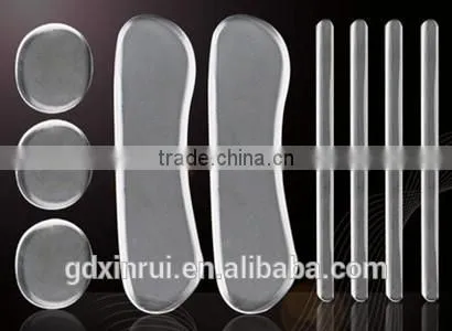 Wholesale Sticky Gel Foot Protect Soft Comfort Shoe Strip Invisible Silicone Waterproof Gel Shoe Liner