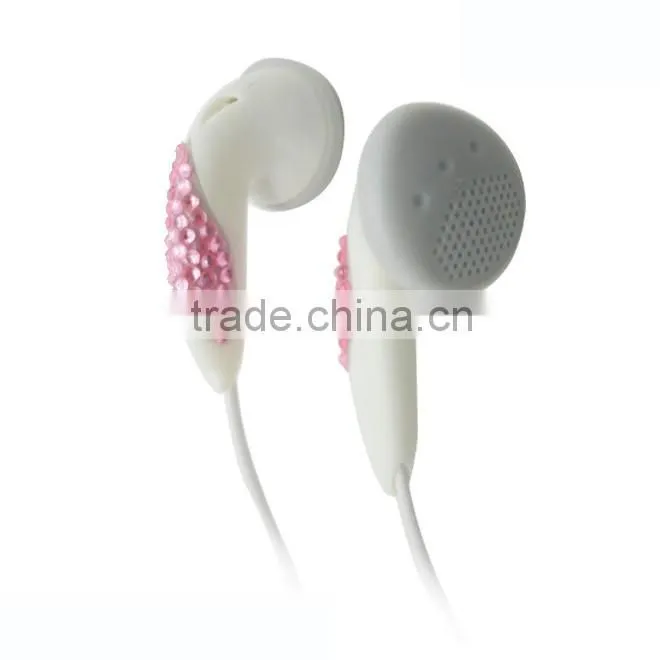 hot sale bling diamond earphone&headphone