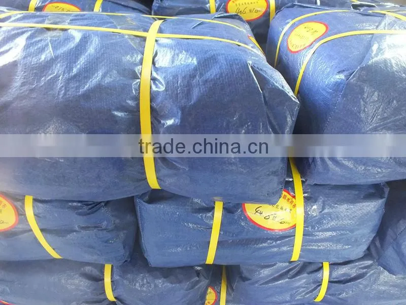 Quality Products Waterproof Tarpaulin Car Cover Blue/Silver PP Plastic Laminating Tarps