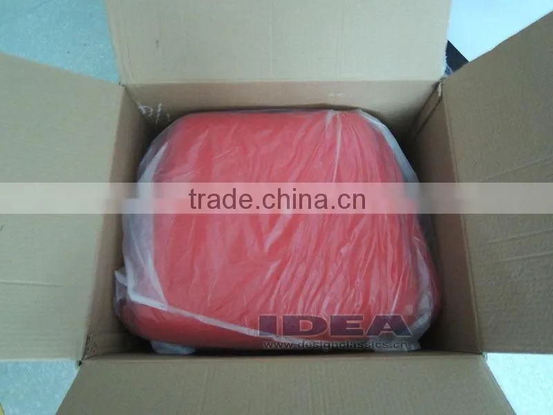 Replica Womb Chair Foot Stool - Red Wool Fabric